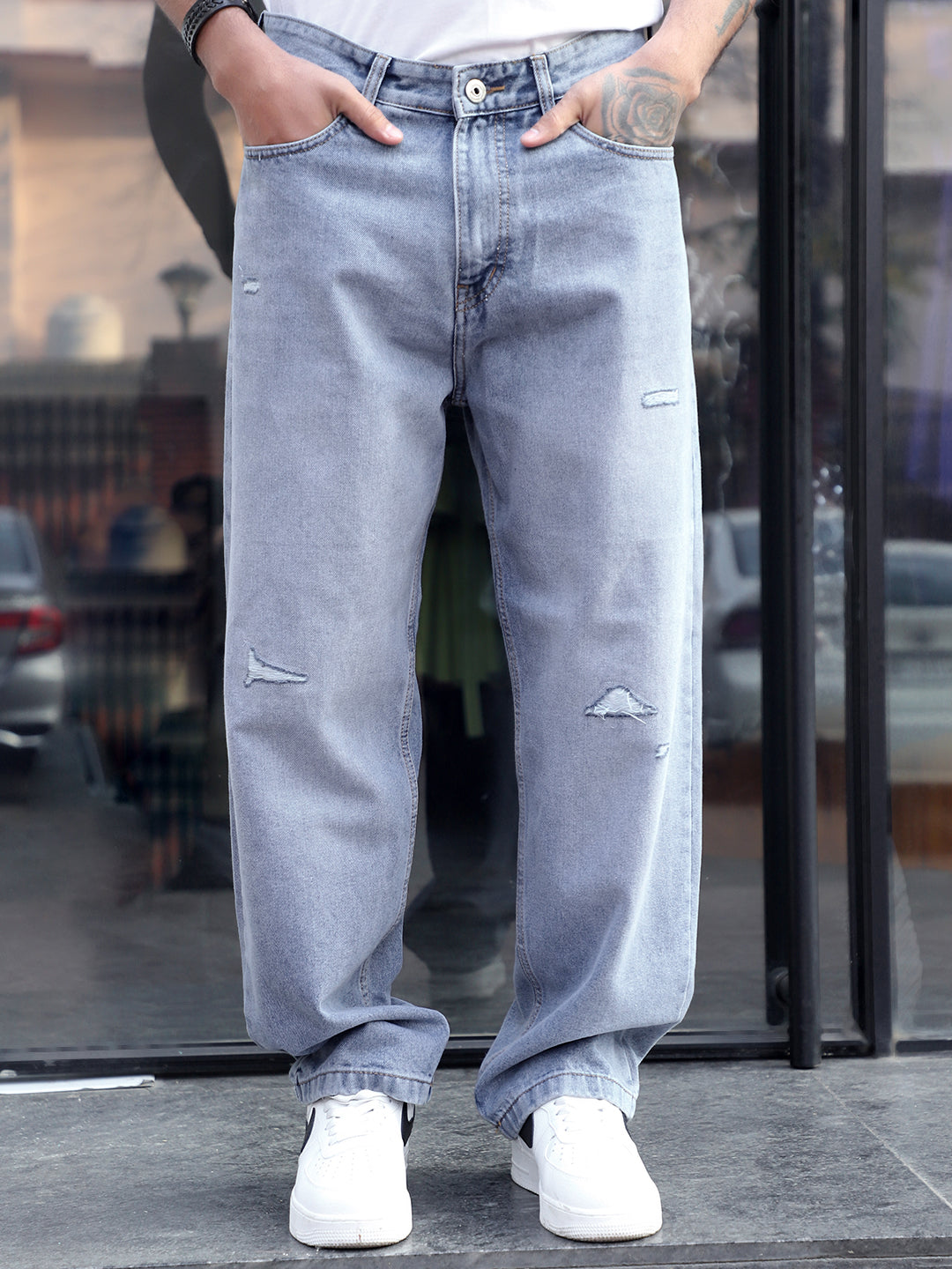 City Core Columbia Blue Baggy Jeans