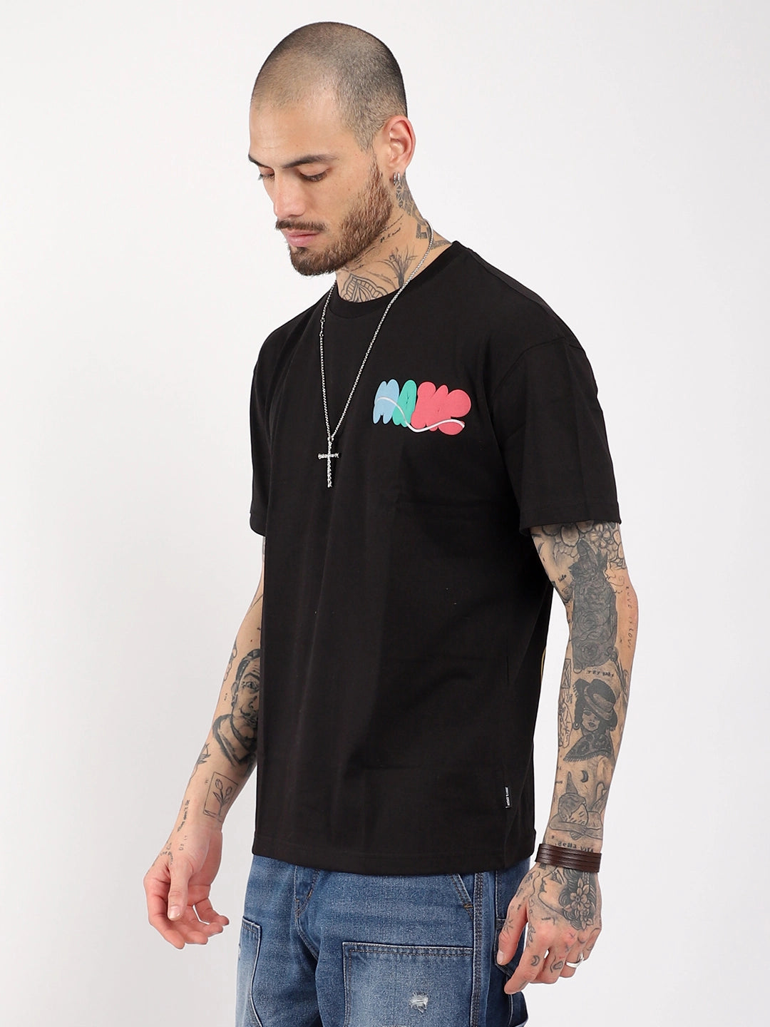 Men Black T-Shirt