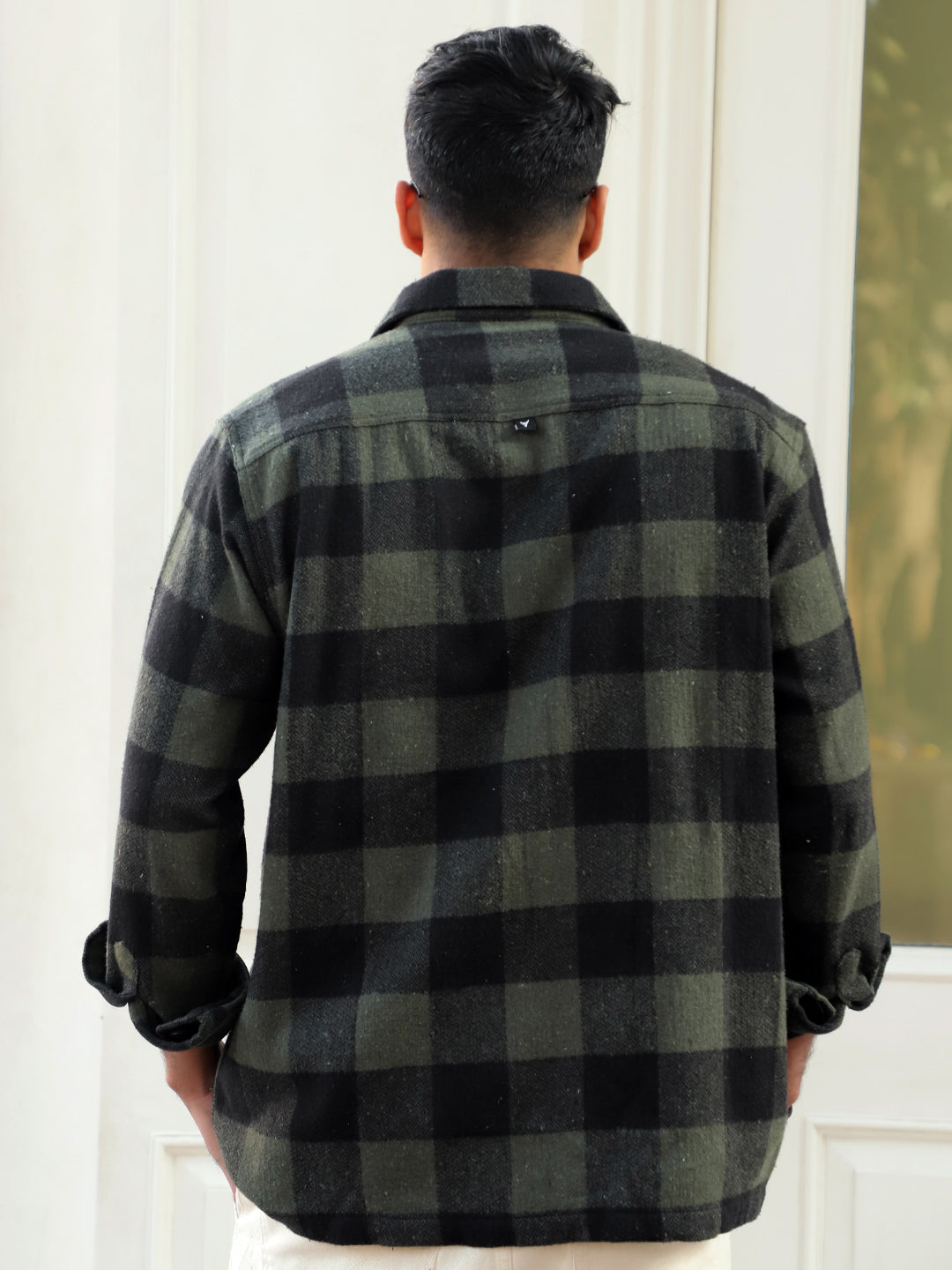 Ashford Pine Green Check Full Sleeve Shirt