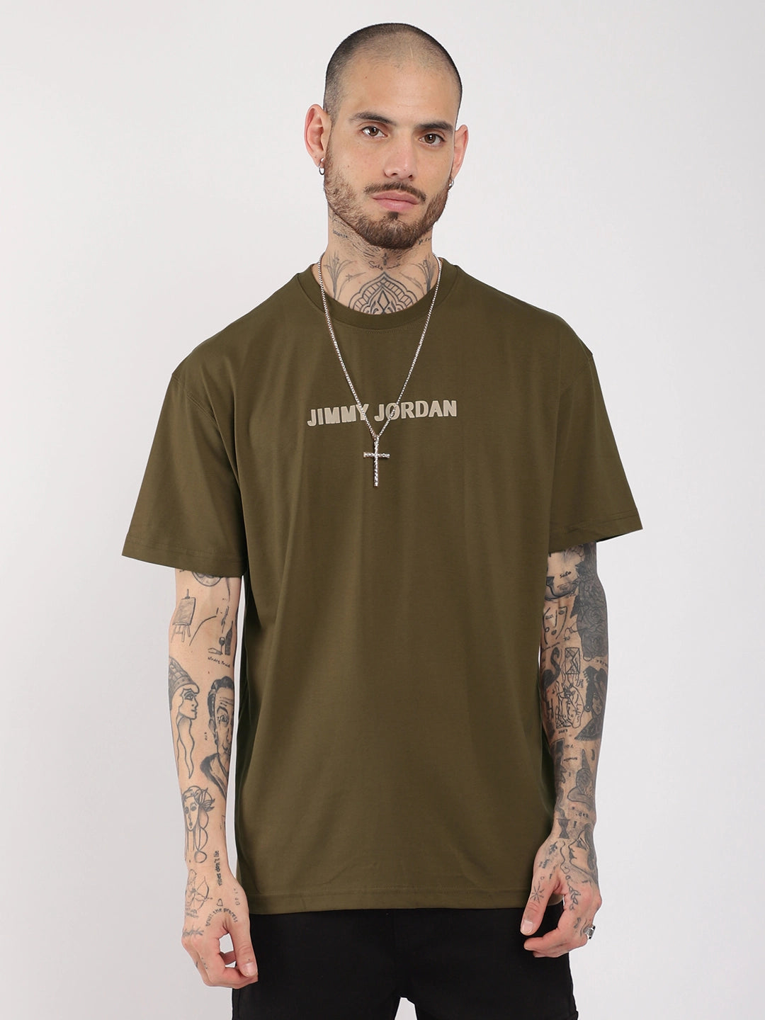 On Air Oversized Khaki T-Shirt