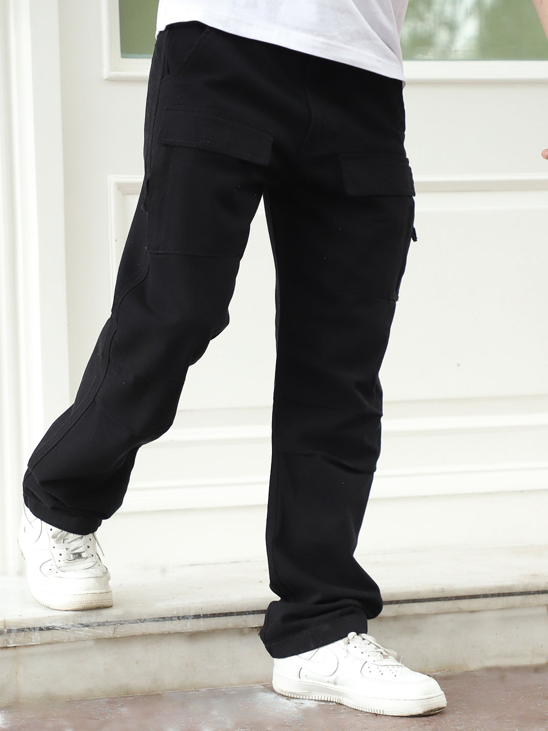 Riverside Black Cotton Cargo