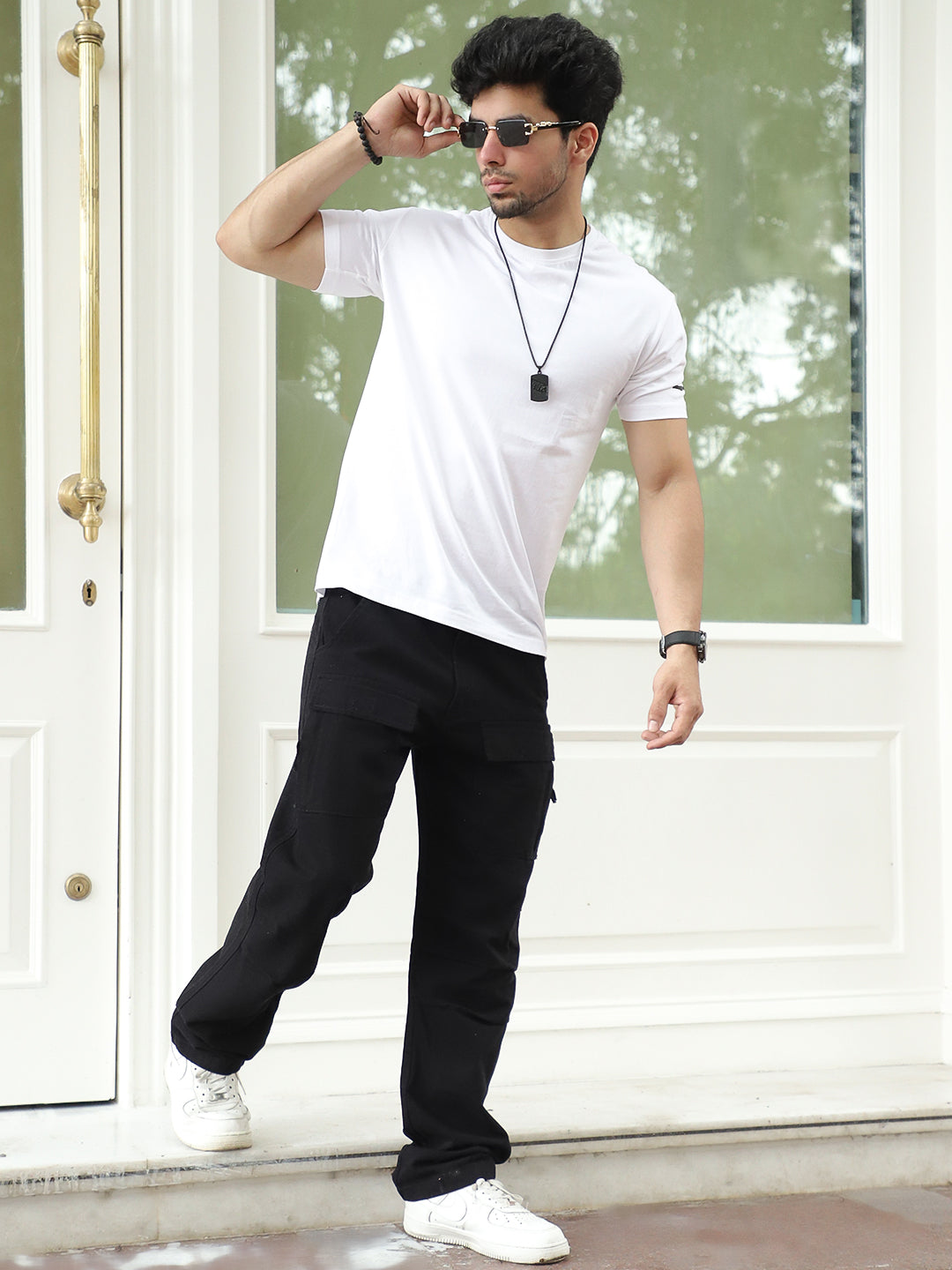 Riverside Black Cotton Cargo