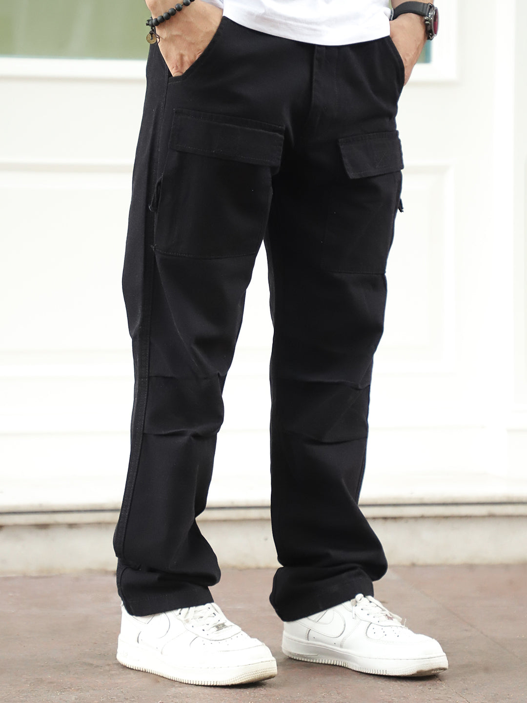 Riverside Black Cotton Cargo
