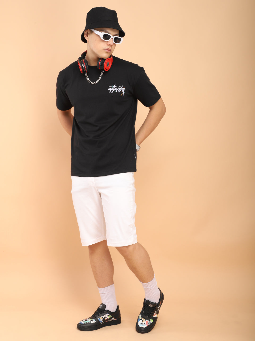 Awake Oversized Black T-Shirt