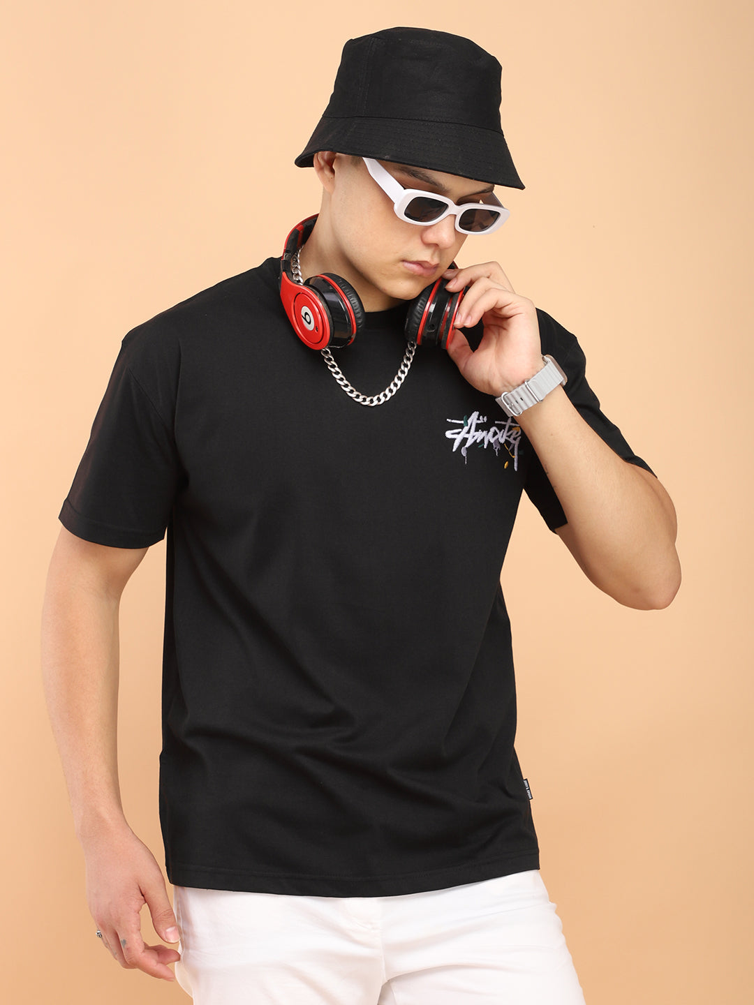Awake Oversized Black T-Shirt