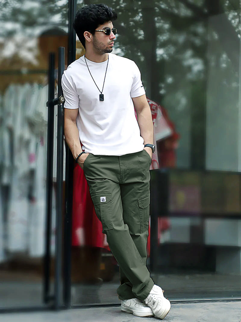 Regal Wears Light Olive Cotton Cargo