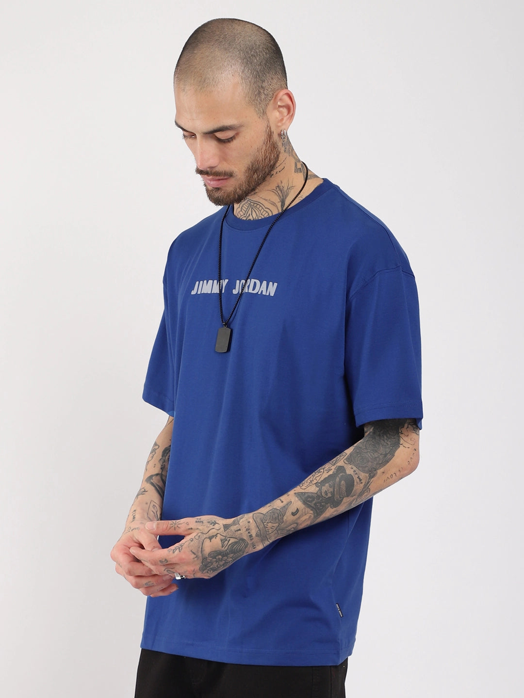 Good Oversized Royal Blue T-Shirt