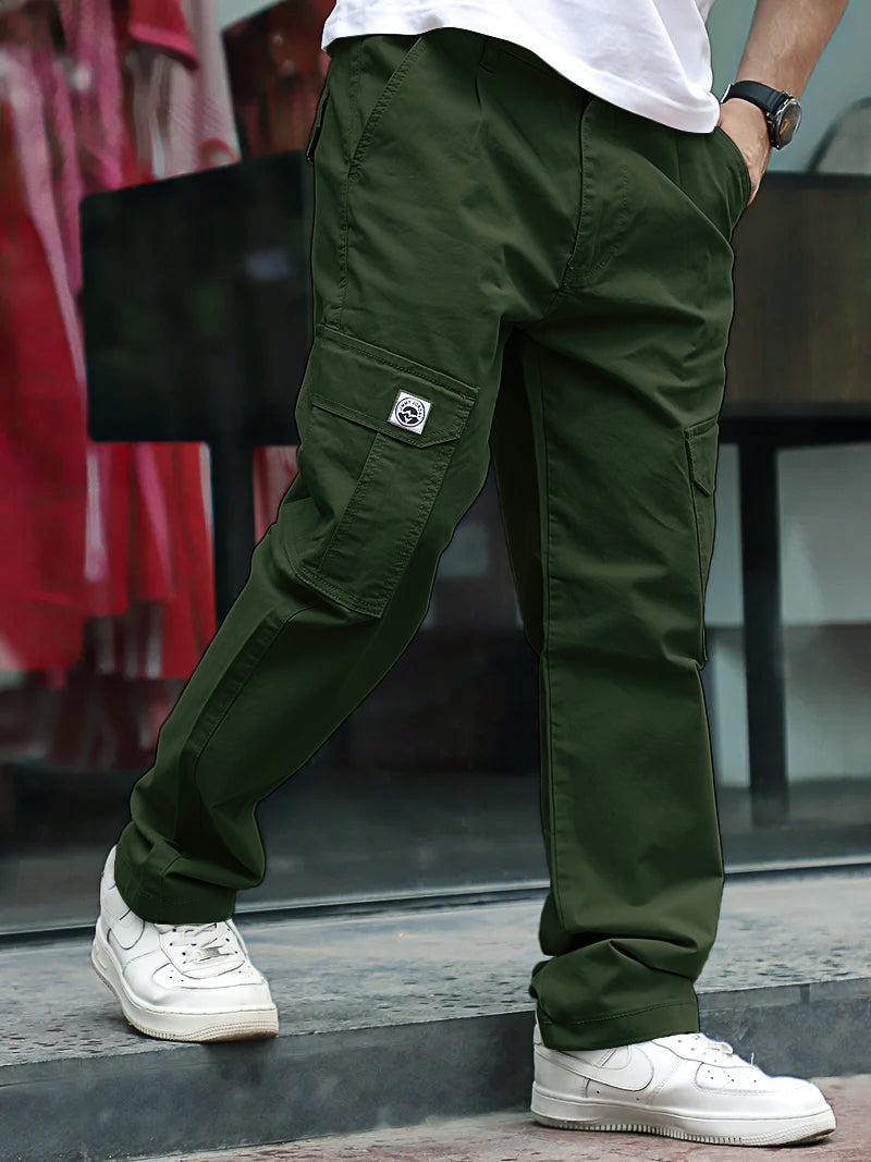 Regal Wears Green Cotton Cargo