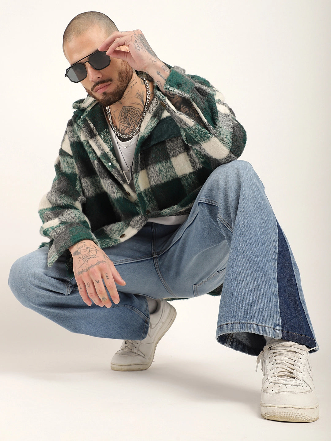 Check Hoodie for Men