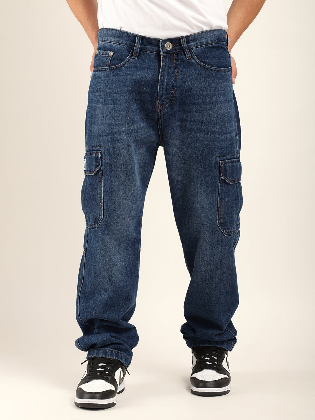 Zoom Dark Blue Denim Cargo