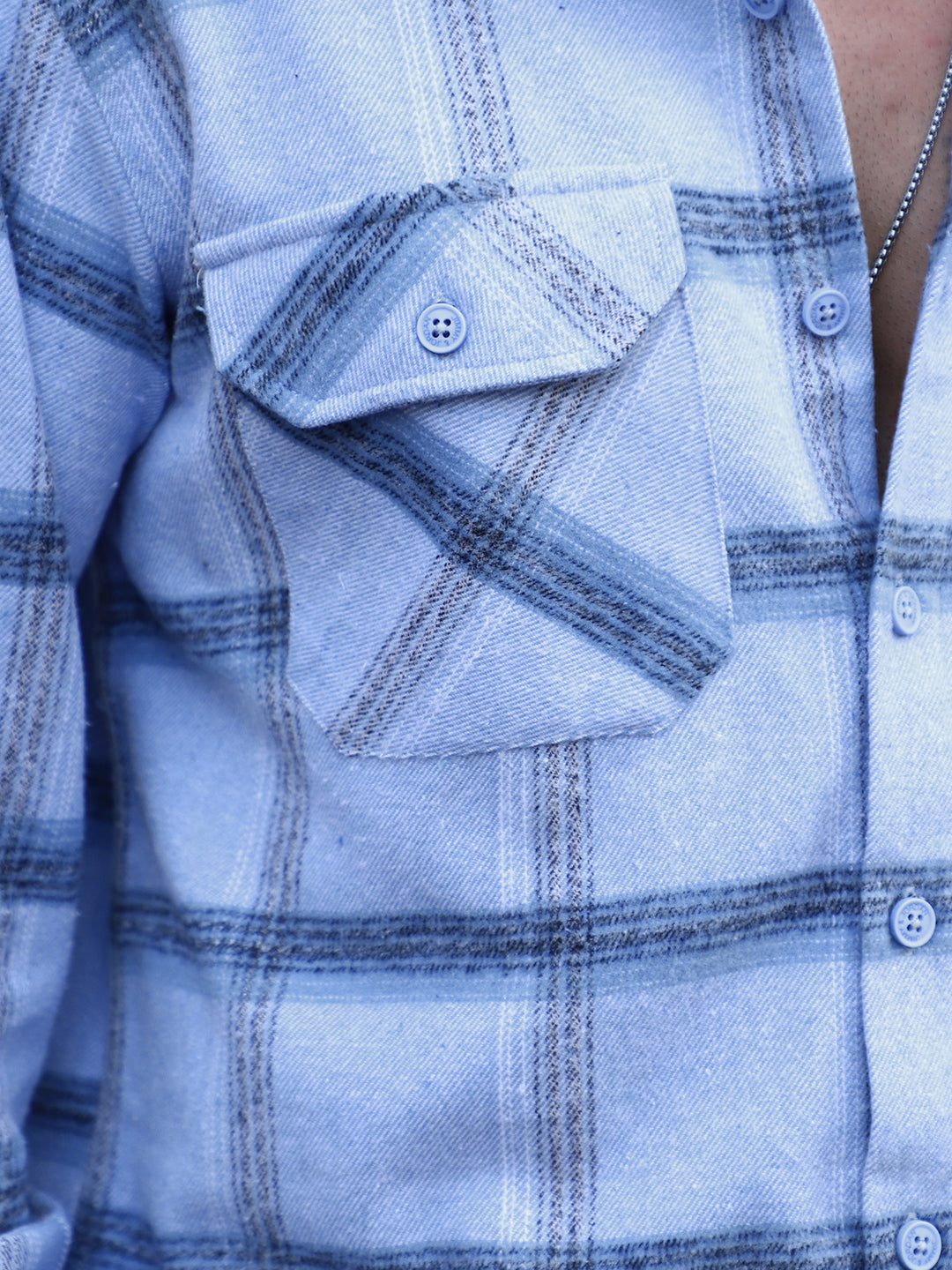 Daytona Sapphire Check Full Sleeve Shirt