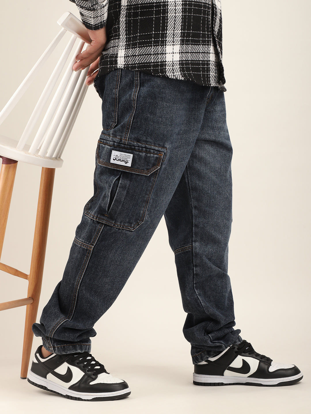 Blue Denim Cargo