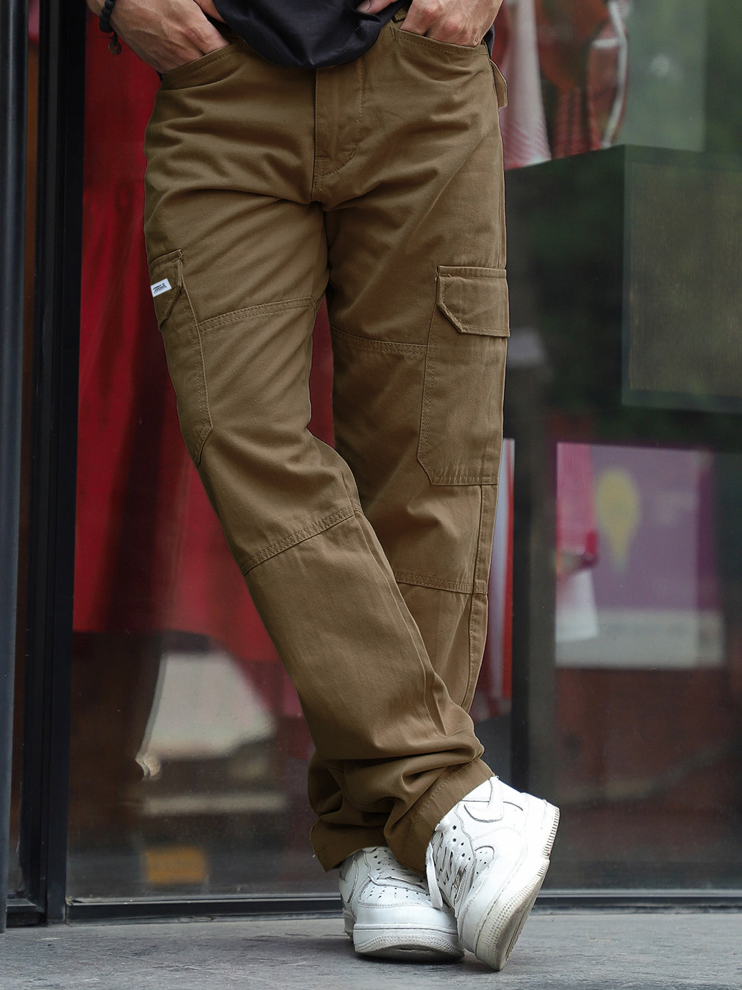 Harlow Hues Brown Cotton Cargo