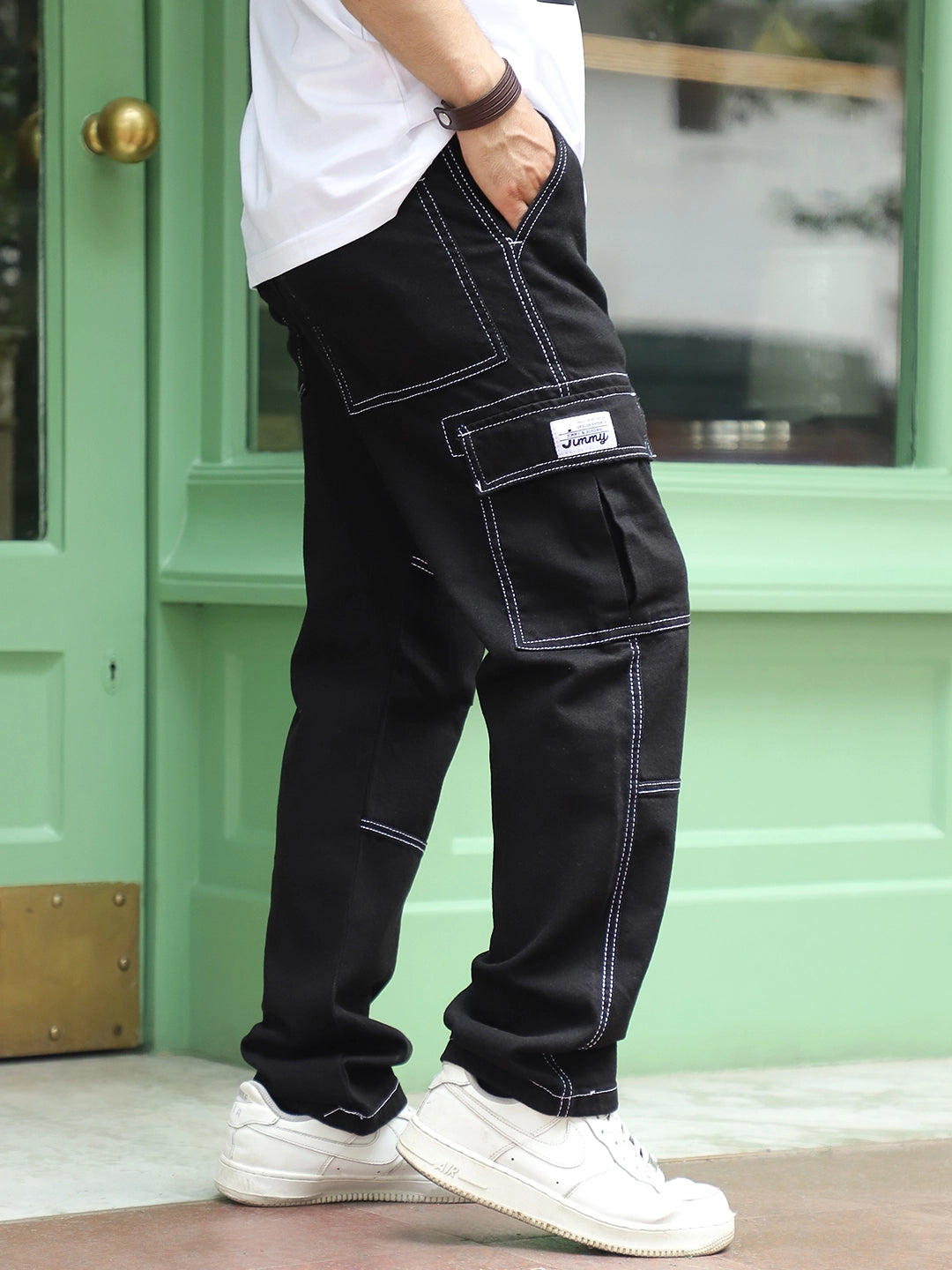 Twilight Fade Black Denim Cargo