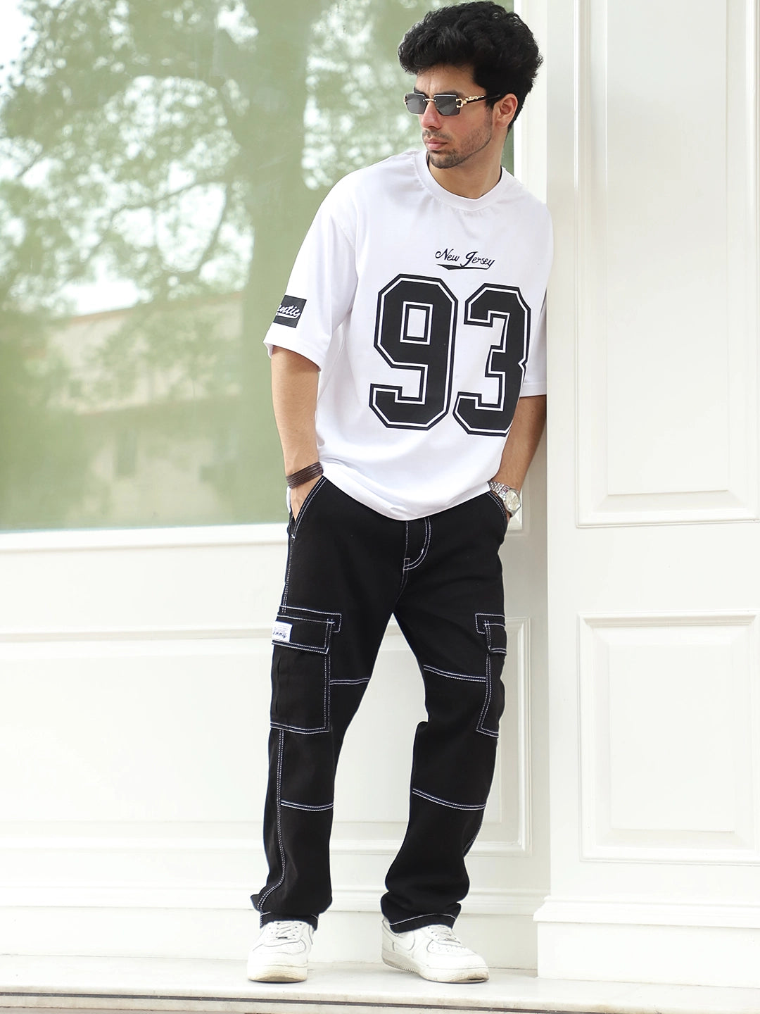 Midnight Vector Black Denim Cargo