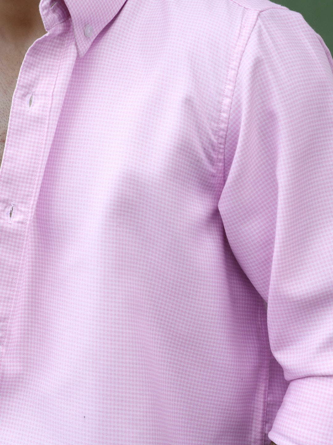 Desert Bloom Neon Pink Check full Sleeve shirt