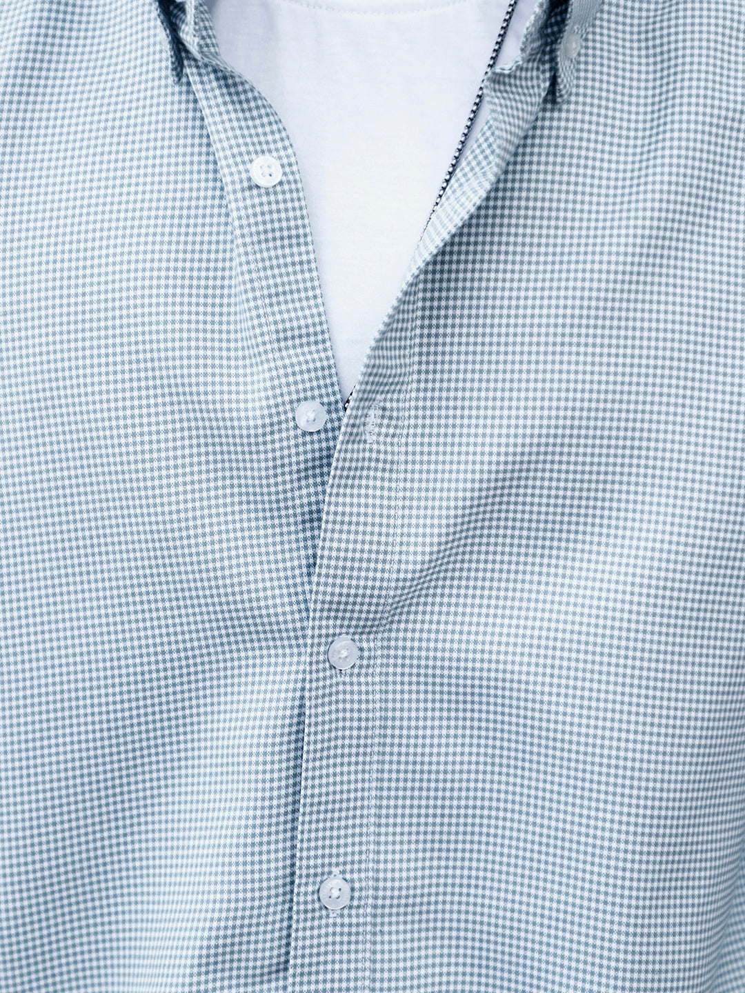 Cove Dark Sea Green Check full Sleeve shirt