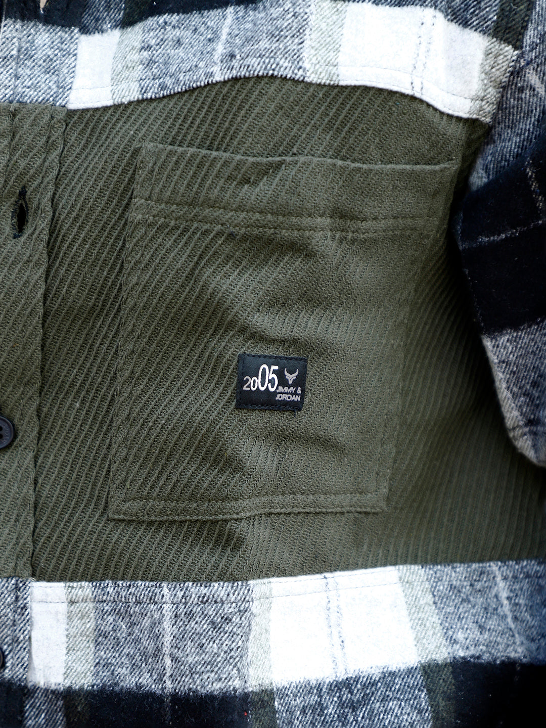 Thunderbird Basil Green Check Full Sleeve Shirt