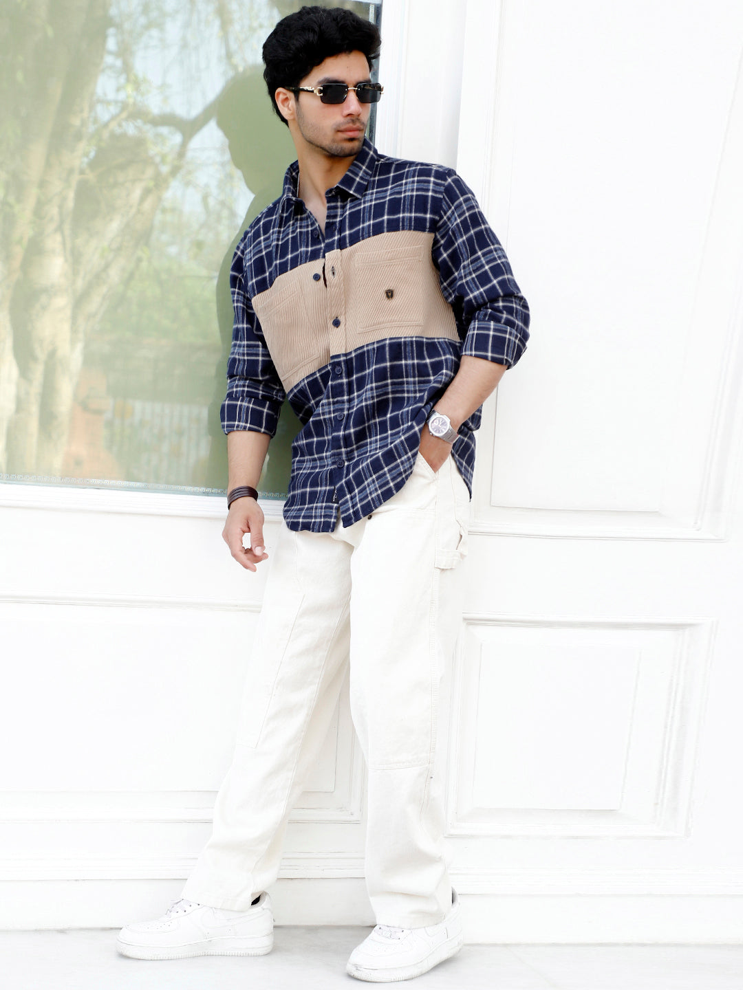 Thunderbird Oxford Blue Check Shirt