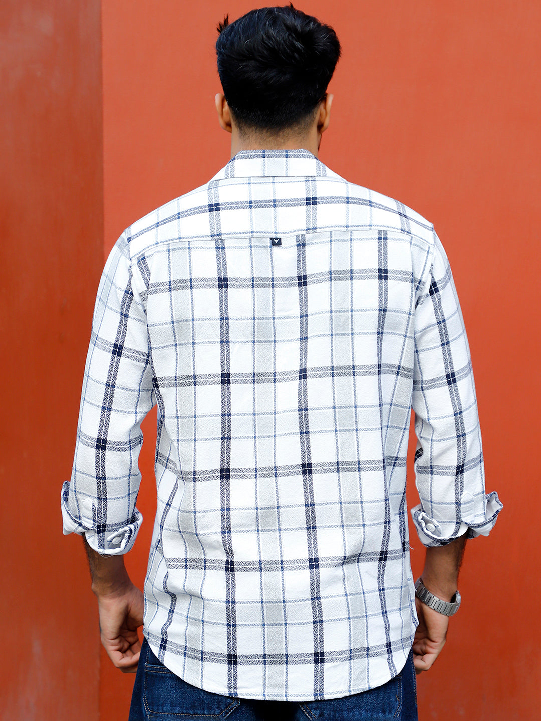 Bloom State White Check Full Sleeve Shirt