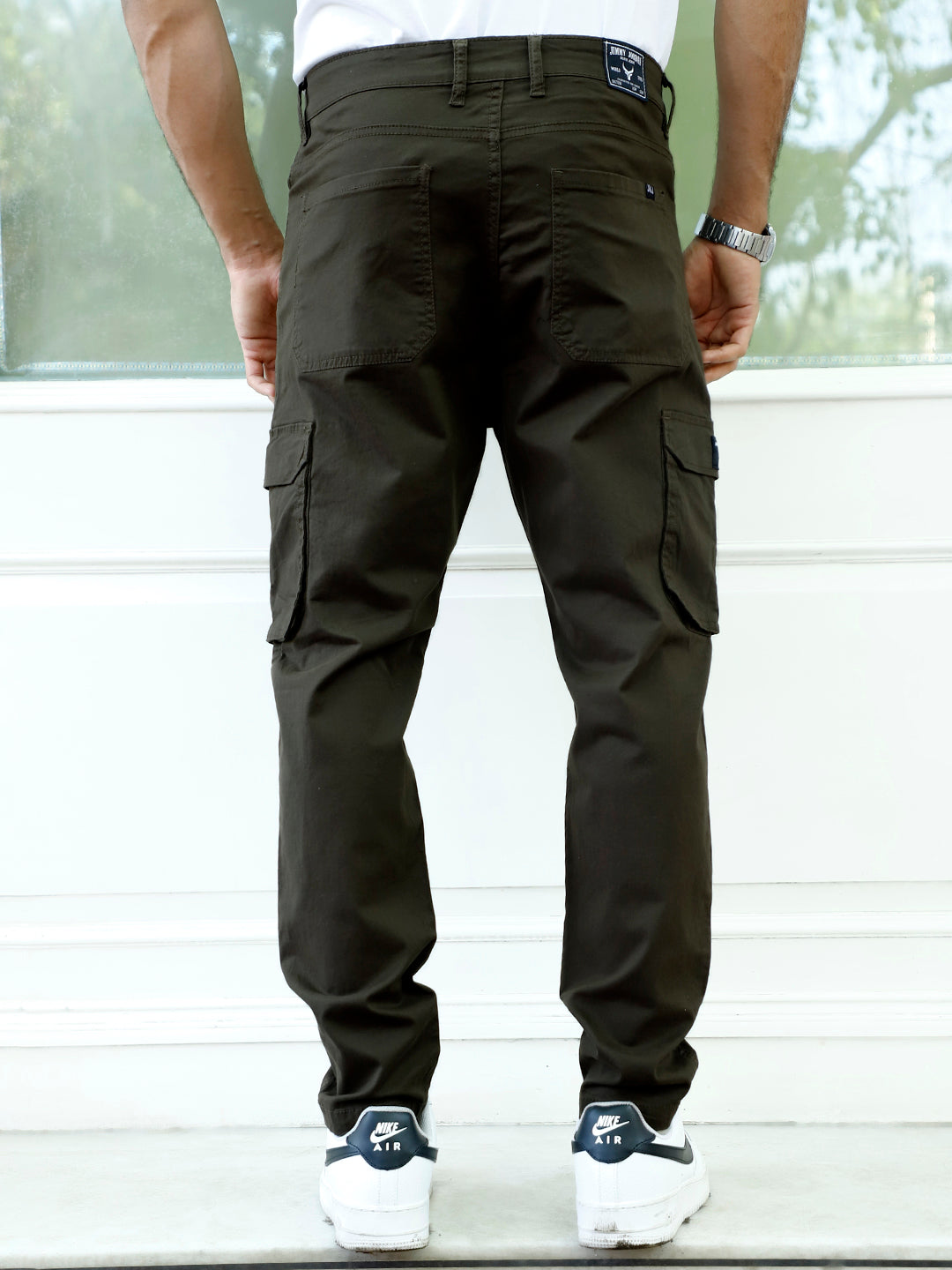 Slate Drift Olive Cotton Cargo
