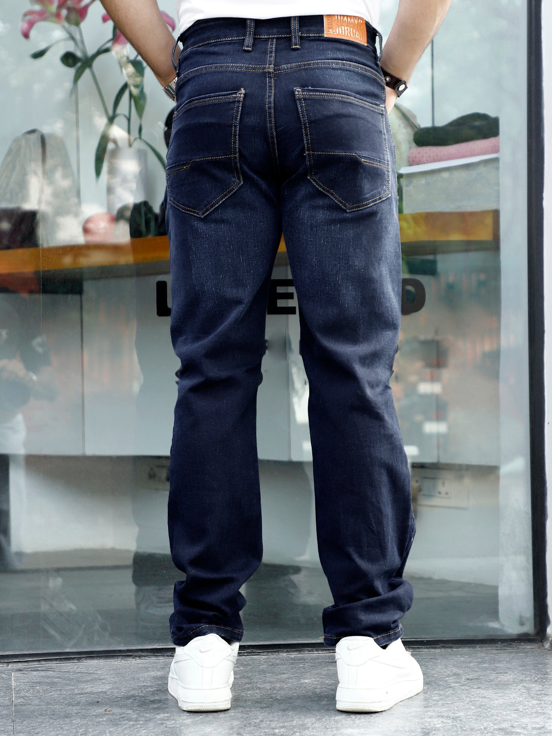 TrueForm Deep Blue Straight Fit Jeans