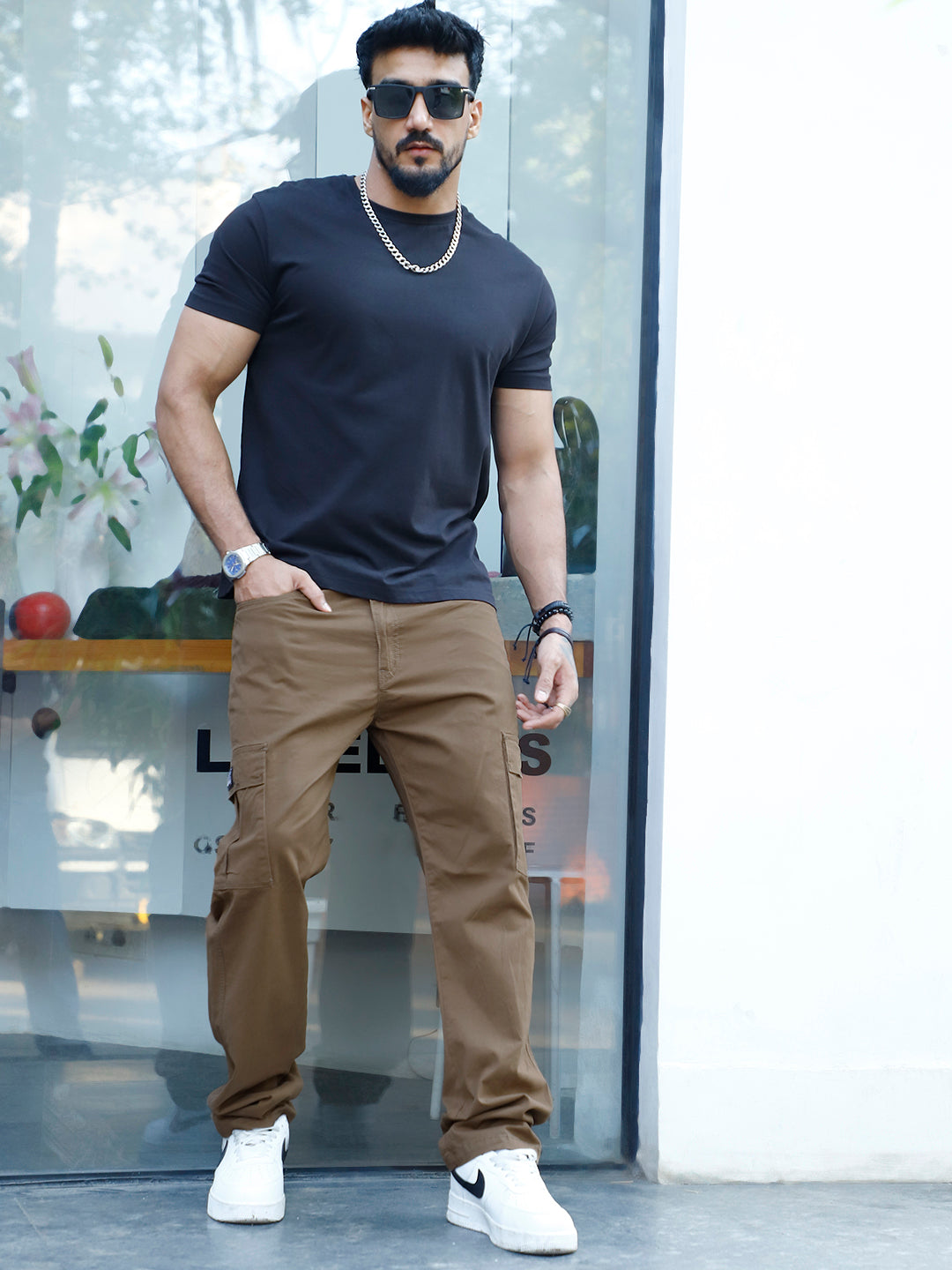 Loom Peanut Brown Cotton Cargo