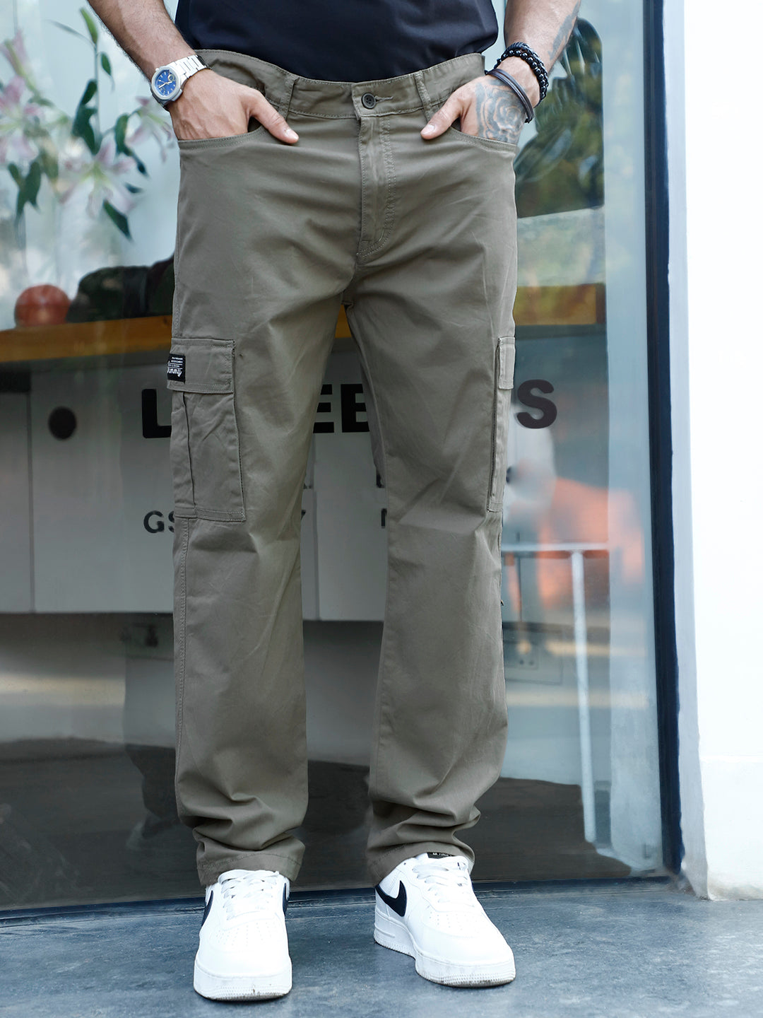 Loom Olive Cotton Cargo