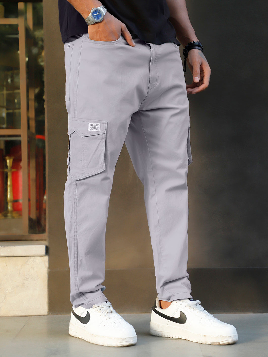 HEX Ash Grey 6 Pocket Cotton Cargo
