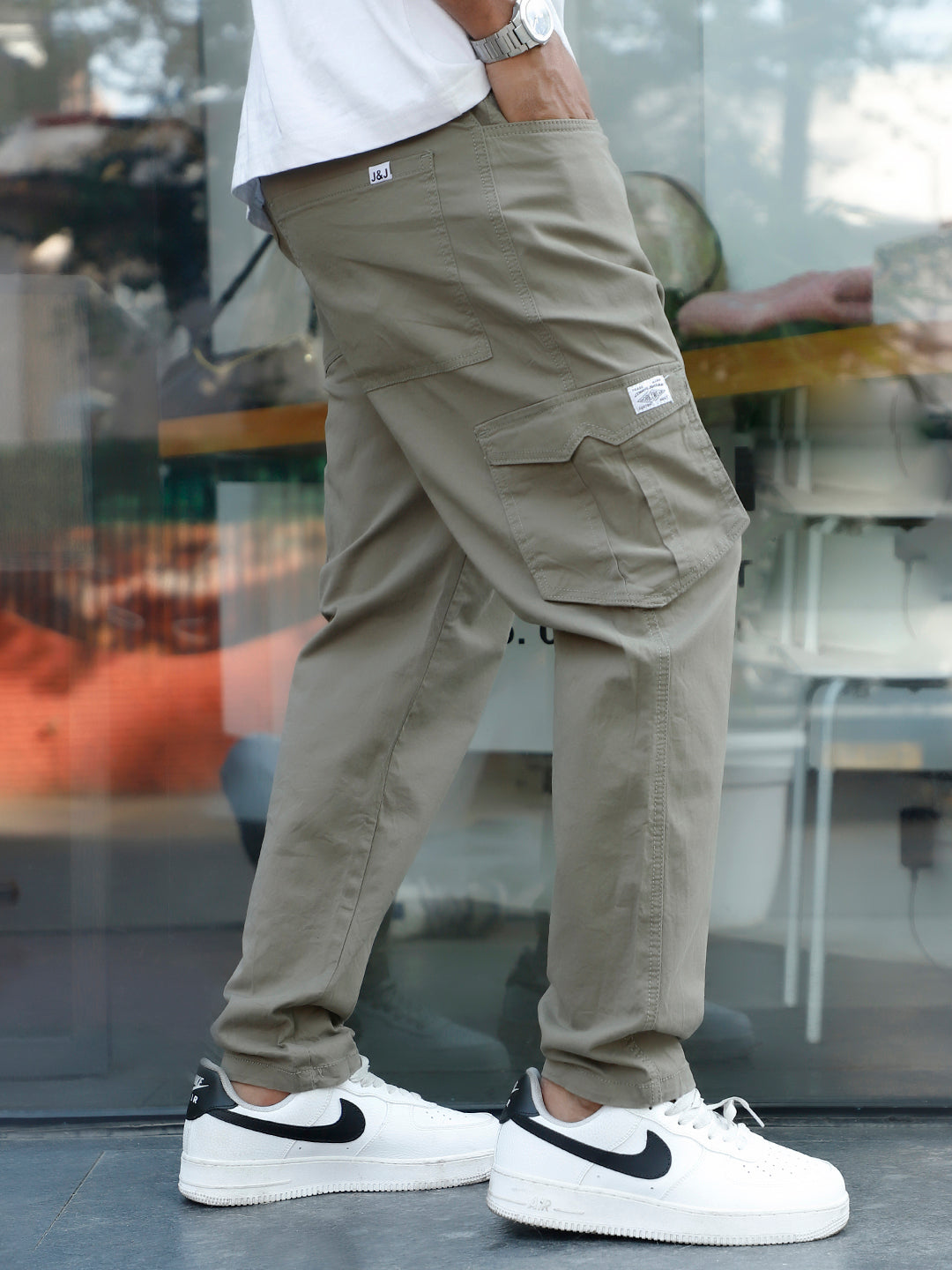 HEX Seaweed Green 6 Pocket Cotton Cargo