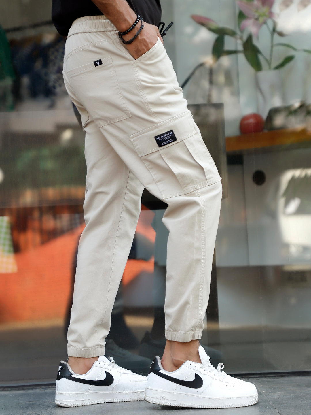 EasyFlex Beige Cotton Cargo