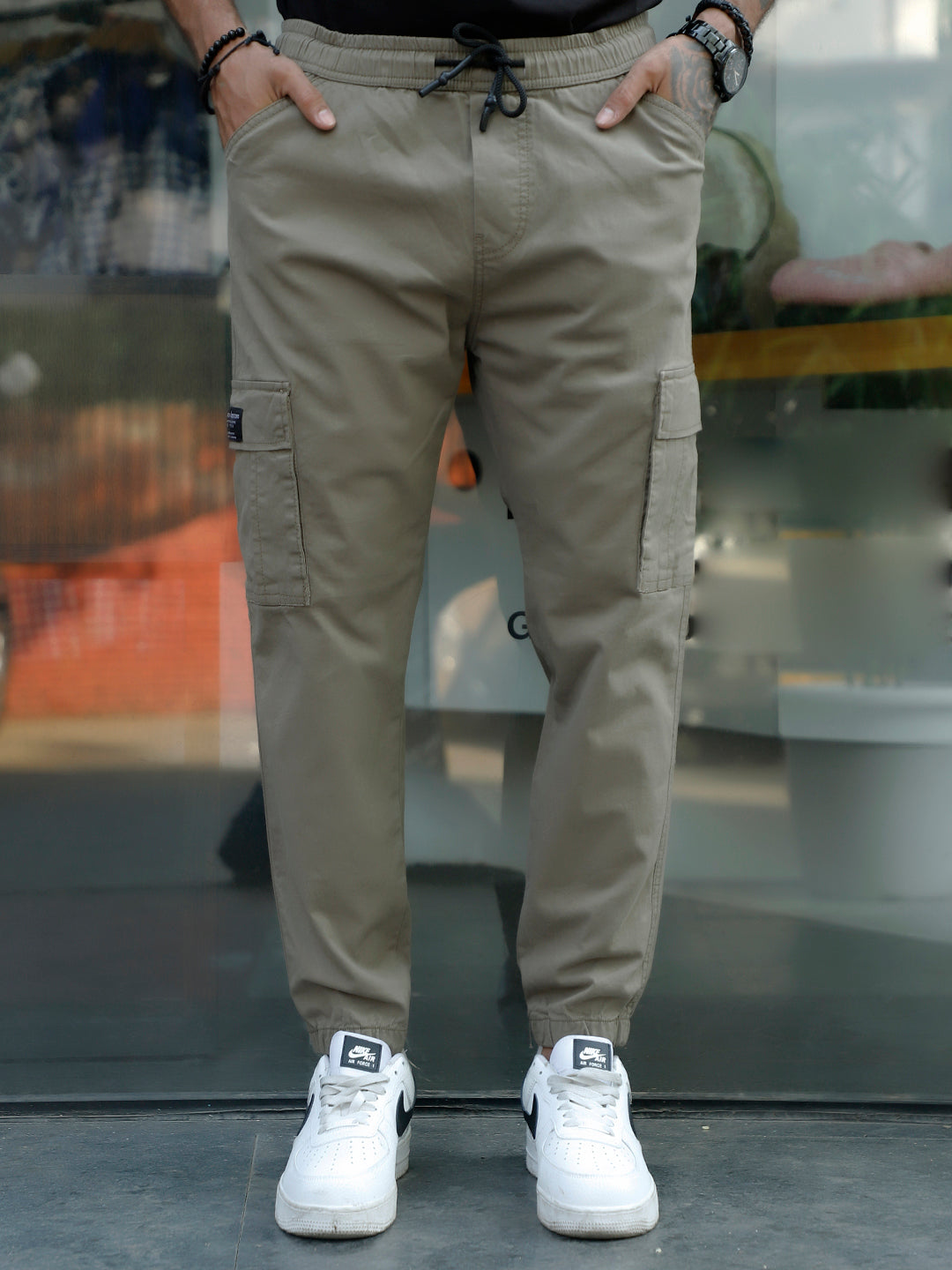 EasyFlex Olive Cotton Cargo