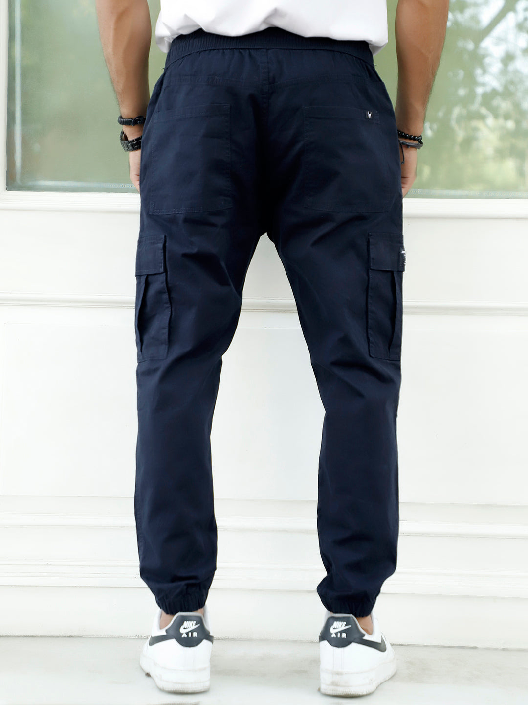 EasyFlex Navy Blue Cotton Cargo