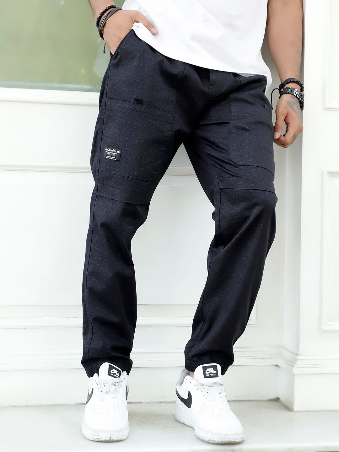 Jimmy Core Oxford Blue Cotton Cargo