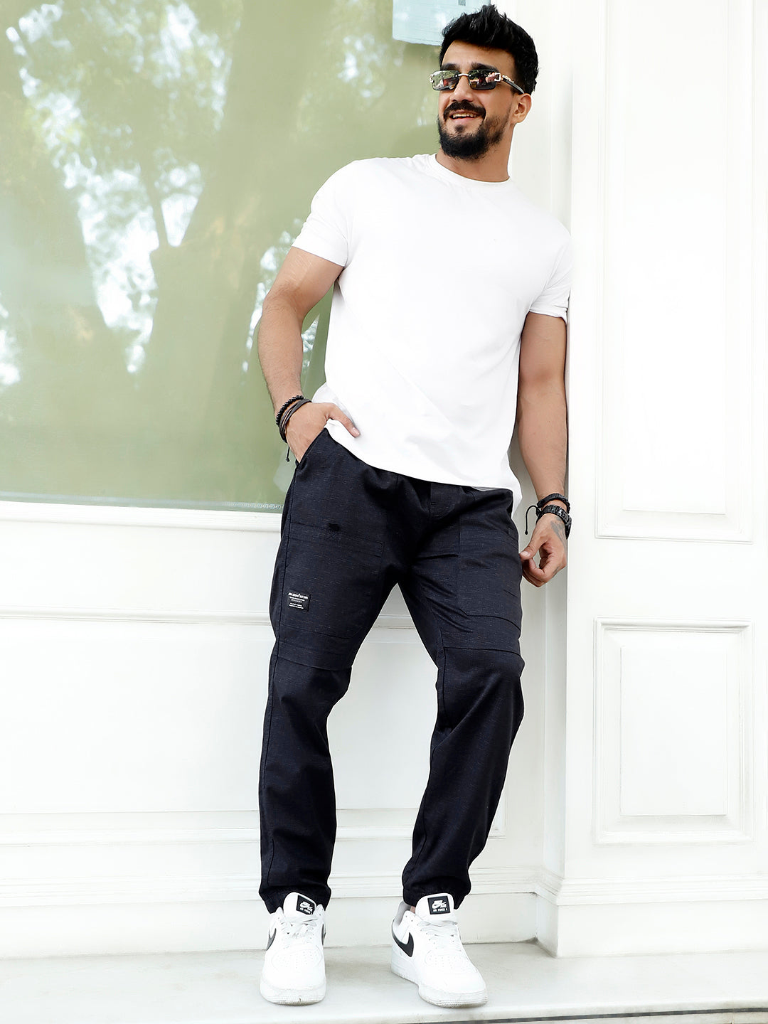 Jimmy Core Oxford Blue Cotton Cargo
