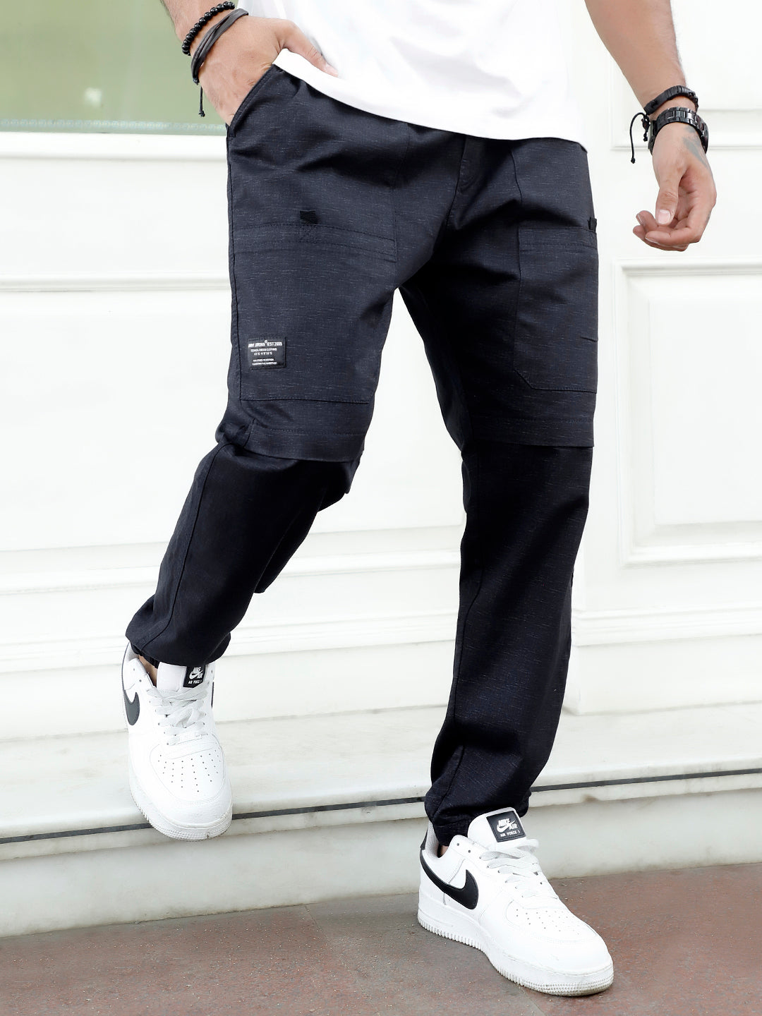 Jimmy Core Oxford Blue Cotton Cargo