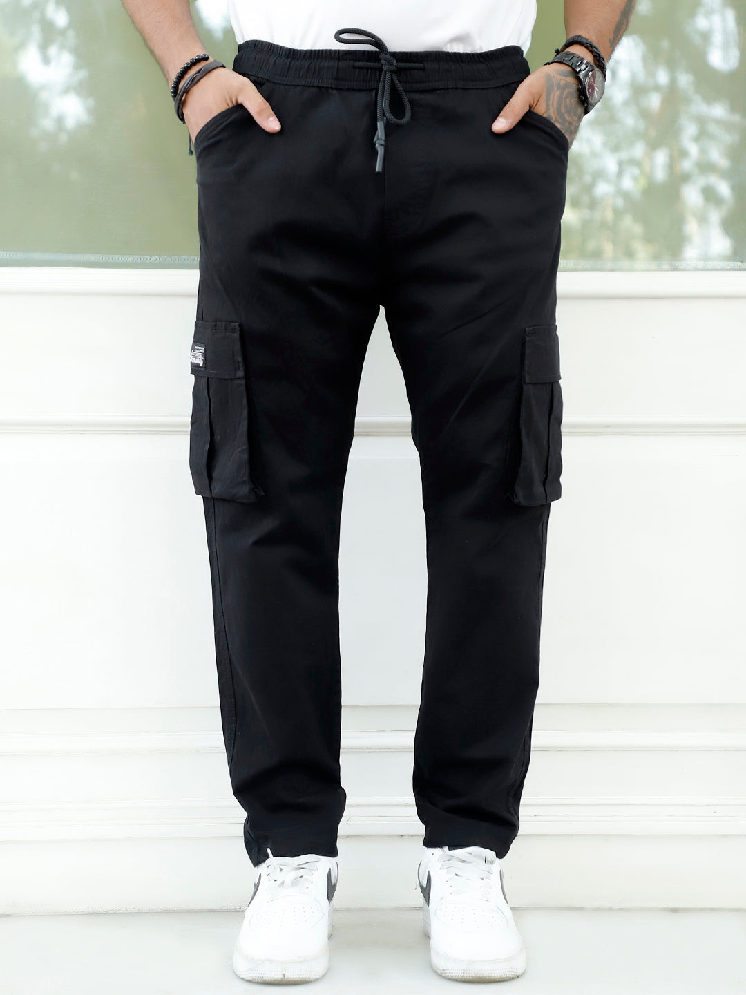 Essential Fit Black Cargo