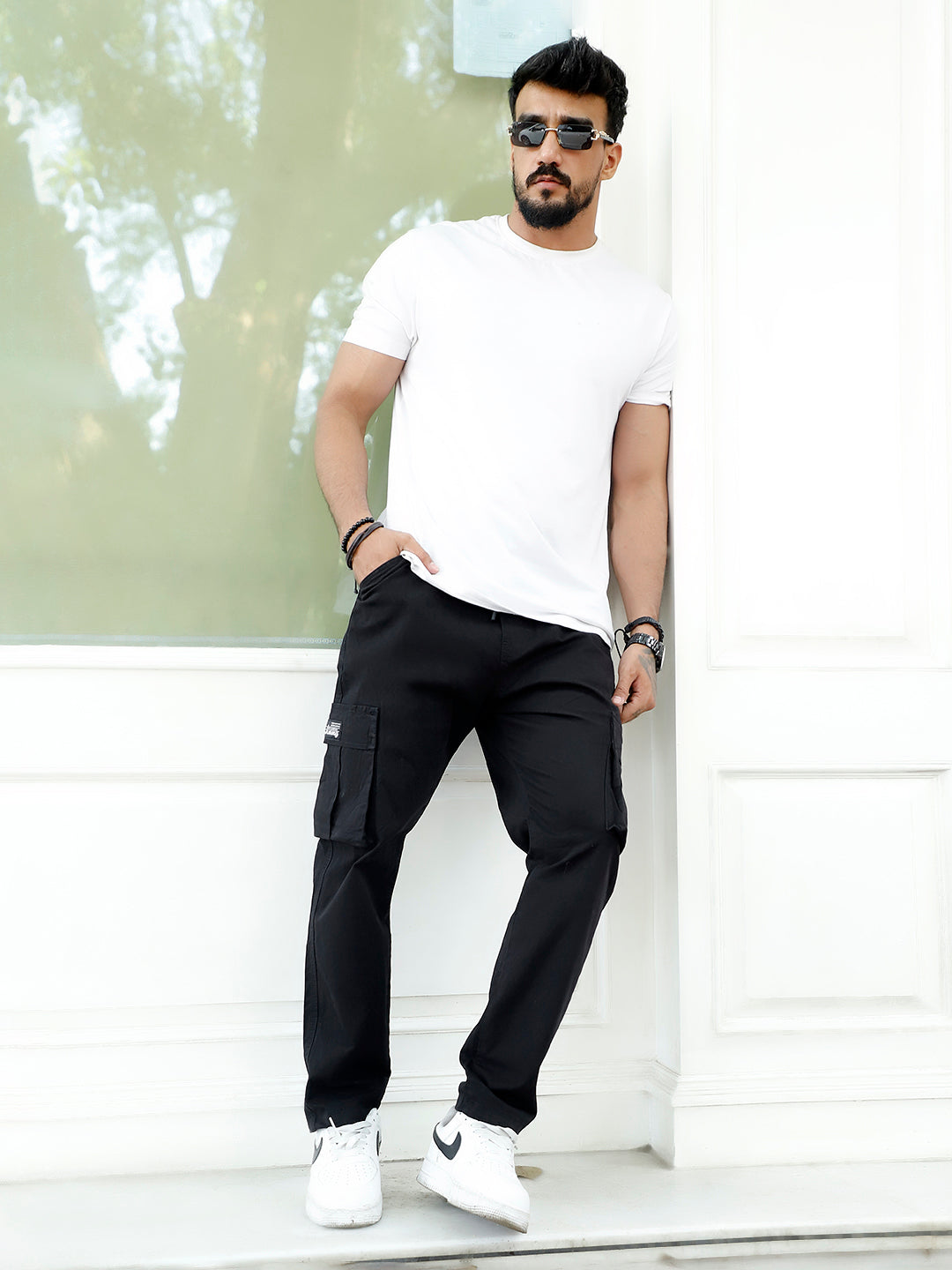 Essential Fit Black Cargo
