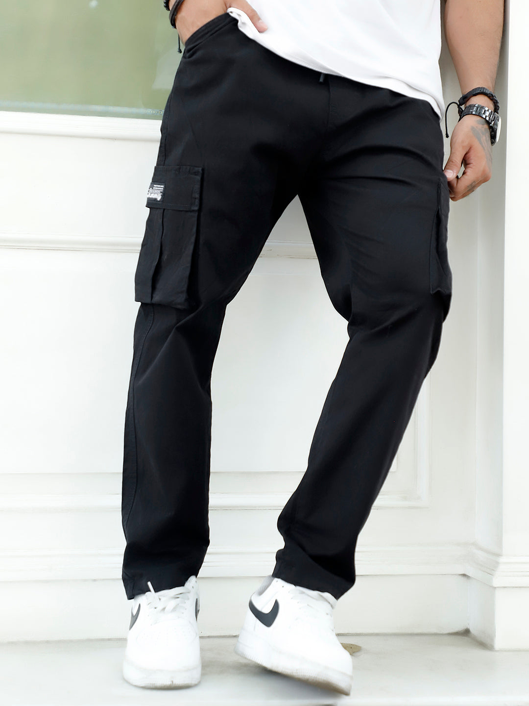 Essential Fit Black Cargo