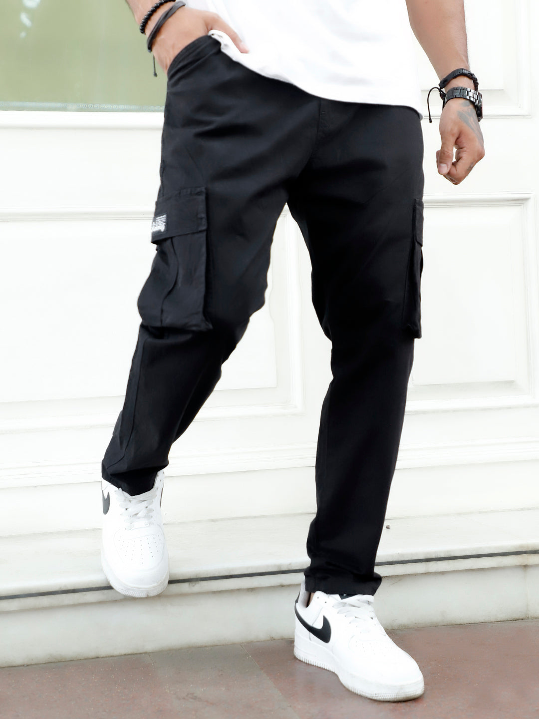 Essential Fit Black Cargo
