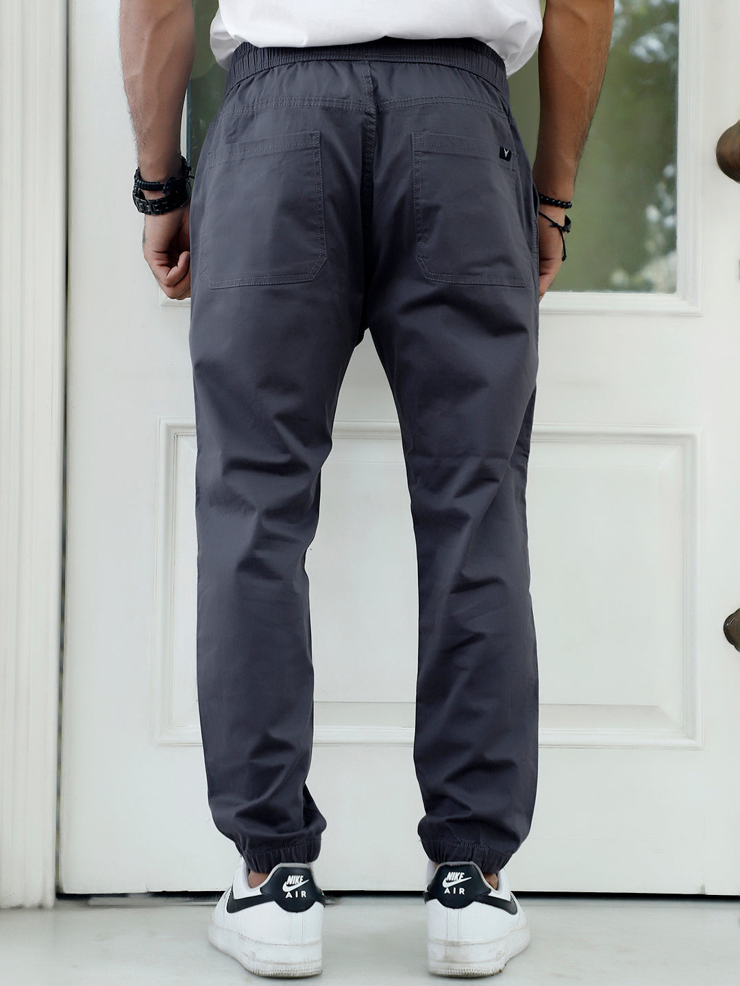 BareForm Dark Grey Cotton Cargo