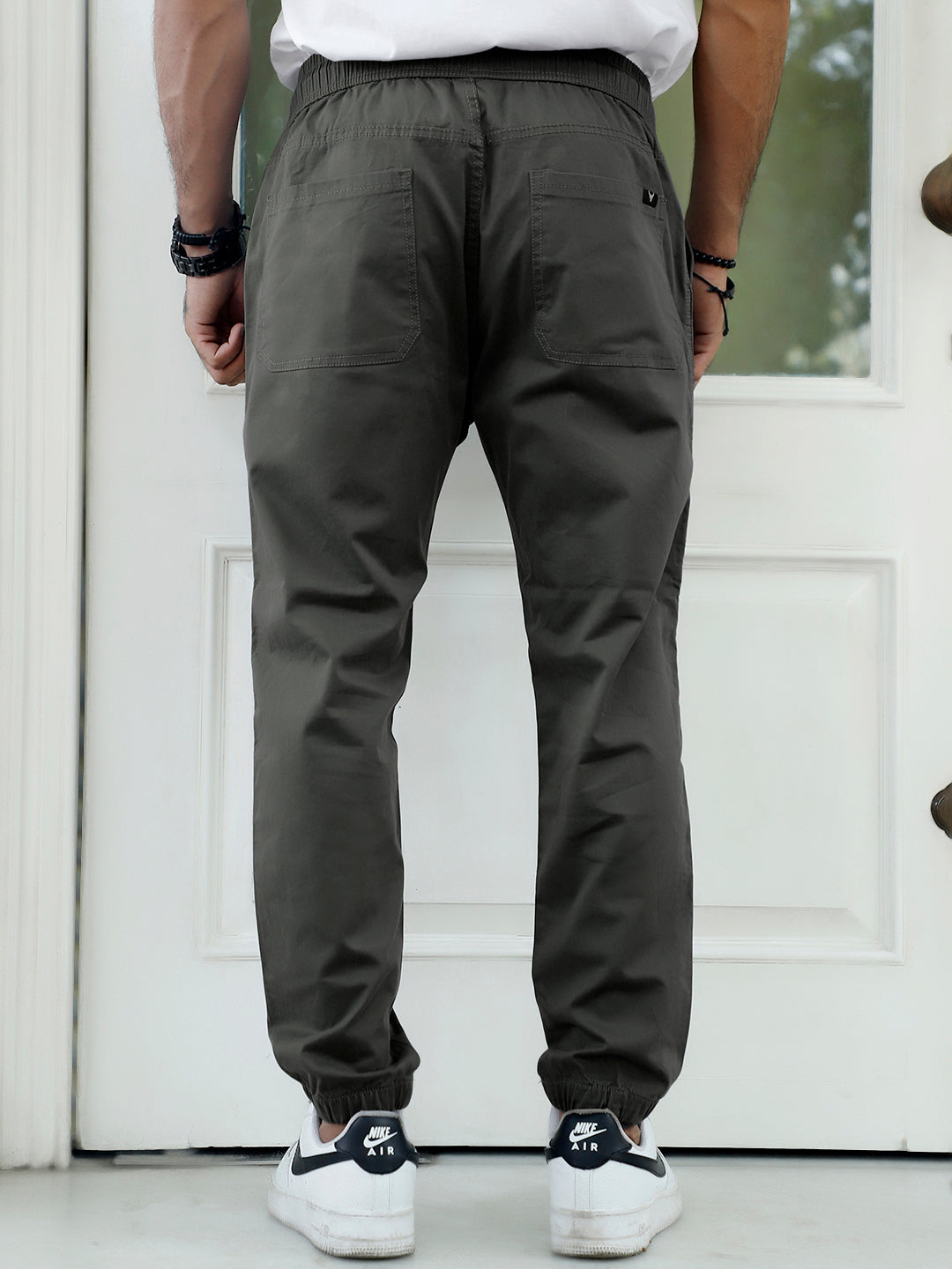 Terran Charcoal Grey Cotton Cargo