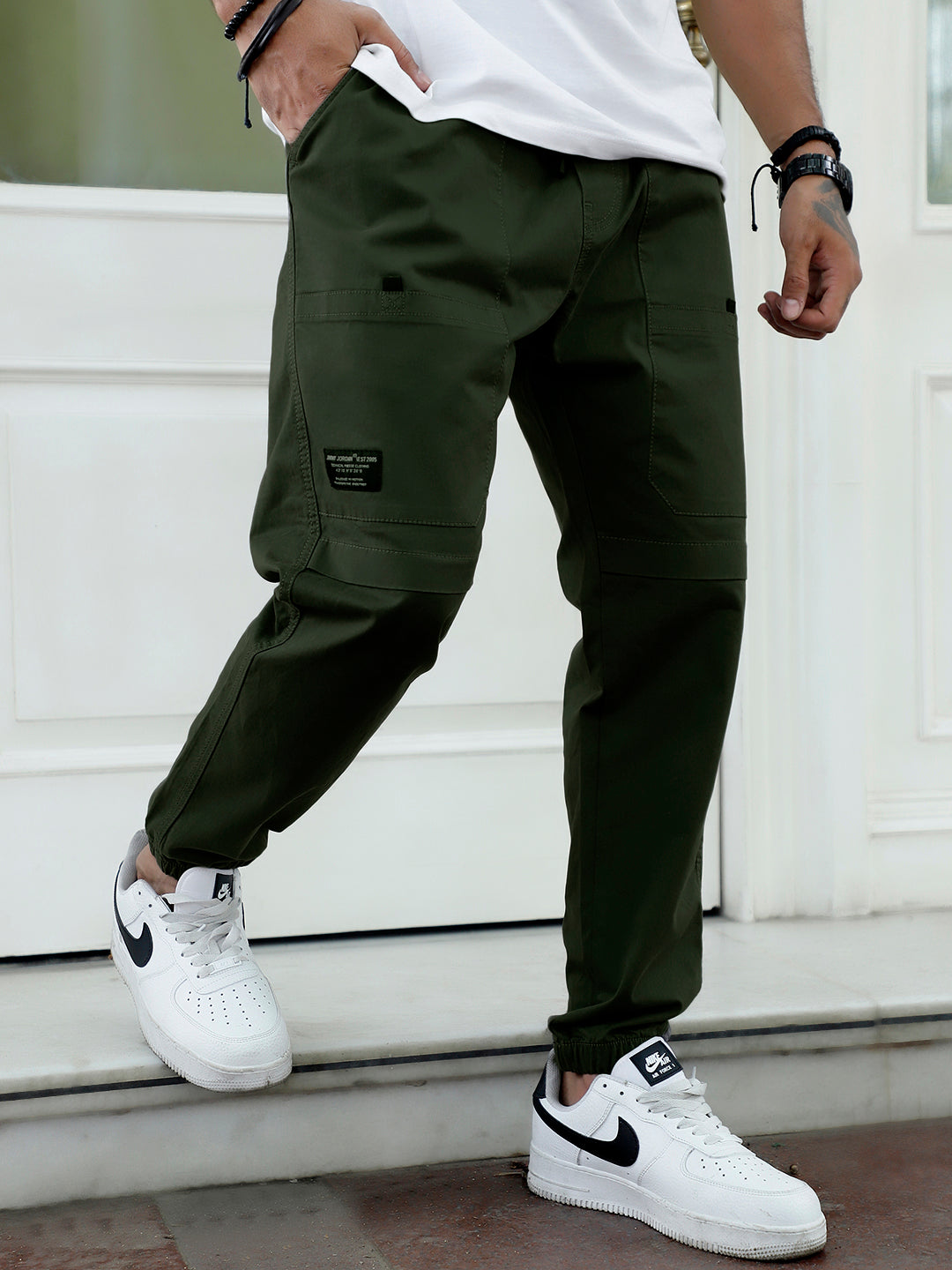 Terran Forest Green Cotton Cargo