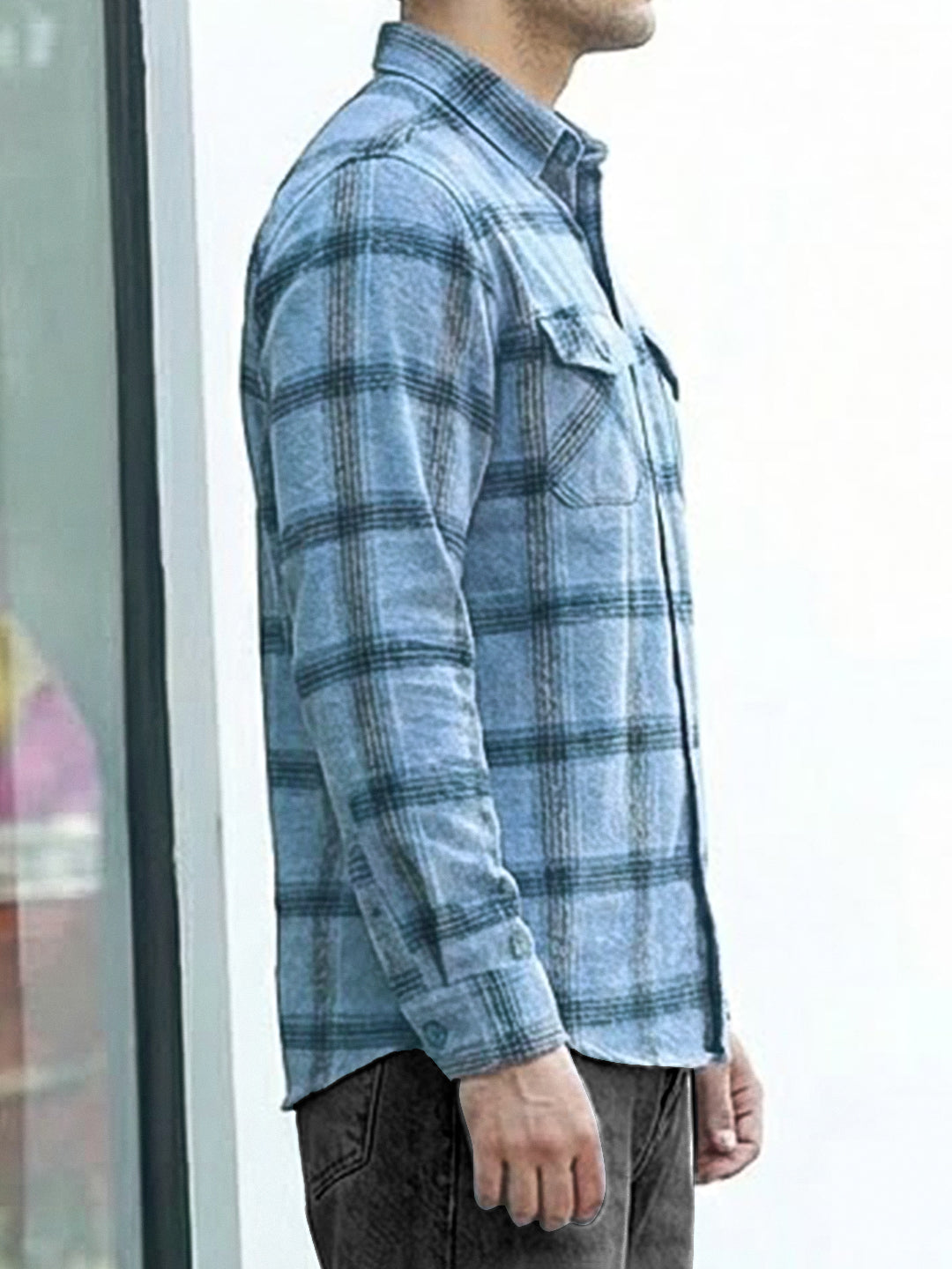 Daytona Sapphire Check Full Sleeve Shirt