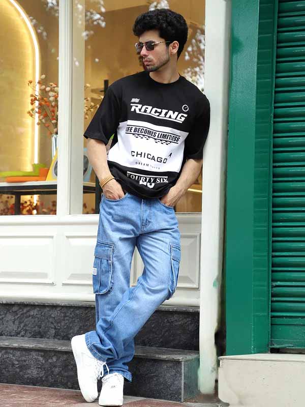 Driftwood Blue Denim Cargo