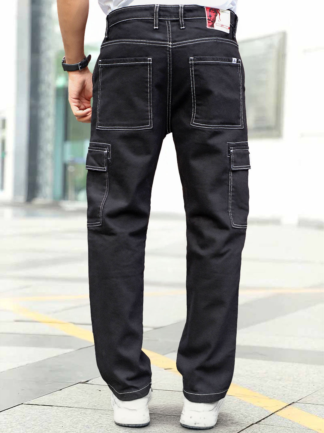 Twilight Fade Black Denim Cargo