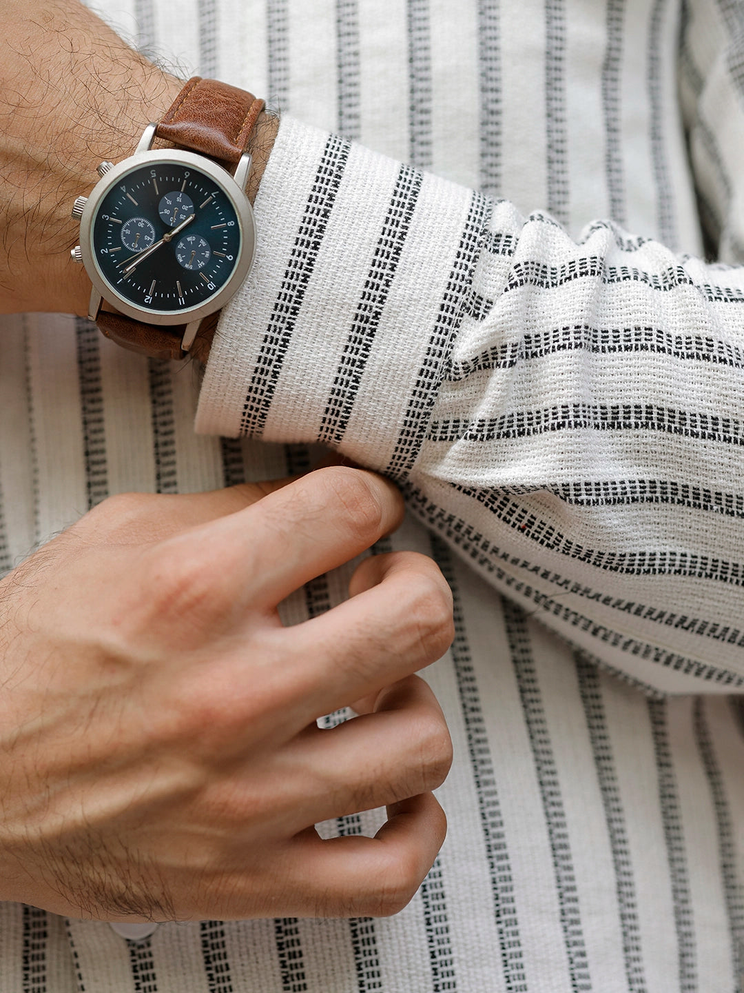 Wildcard White Stripe Full Sleeve Shirt