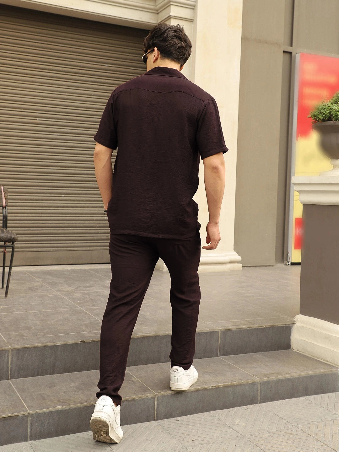 Linen Atlantica Wine Co-Ord Set
