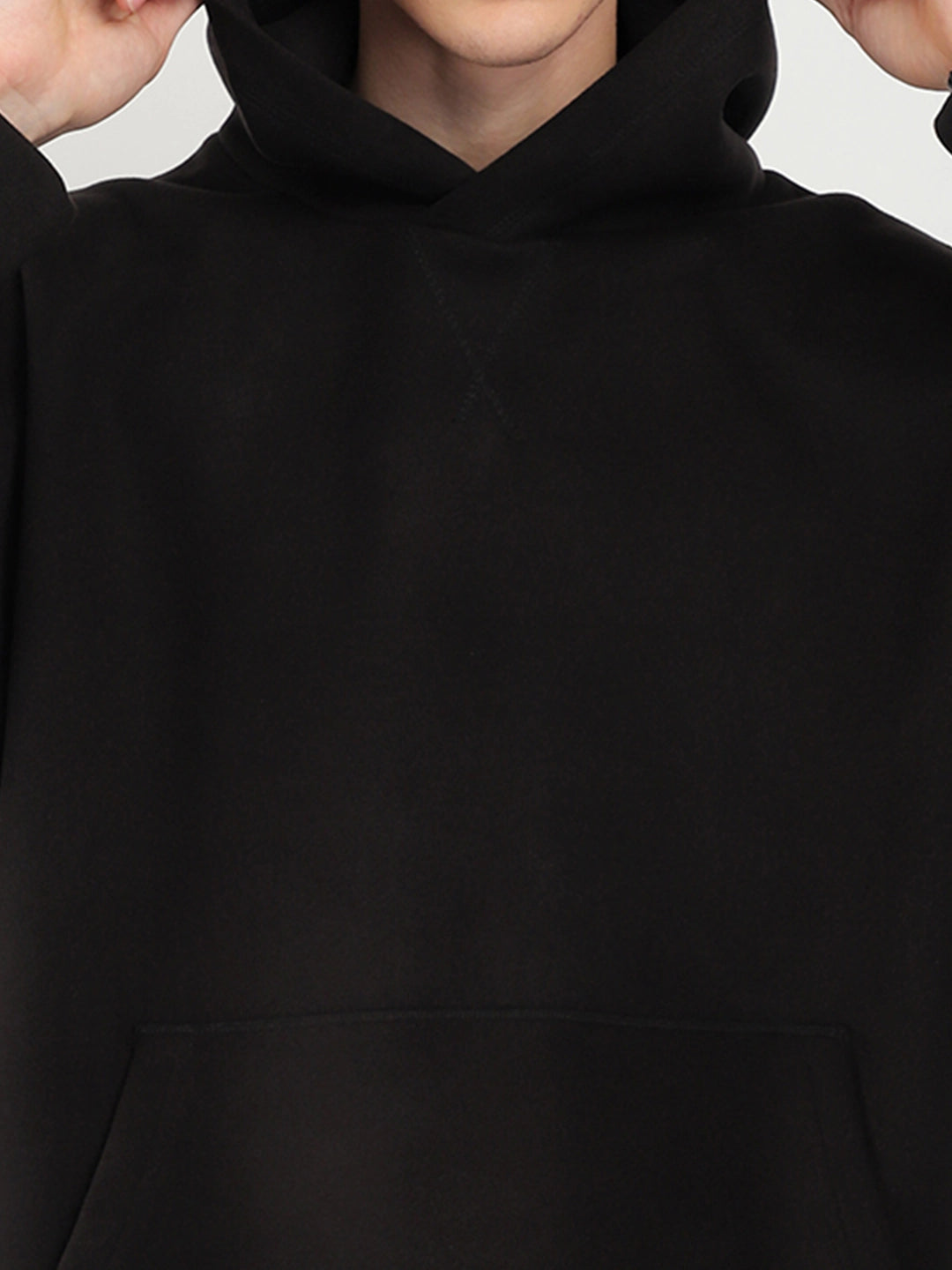 Black Oversized Hoodie for Men