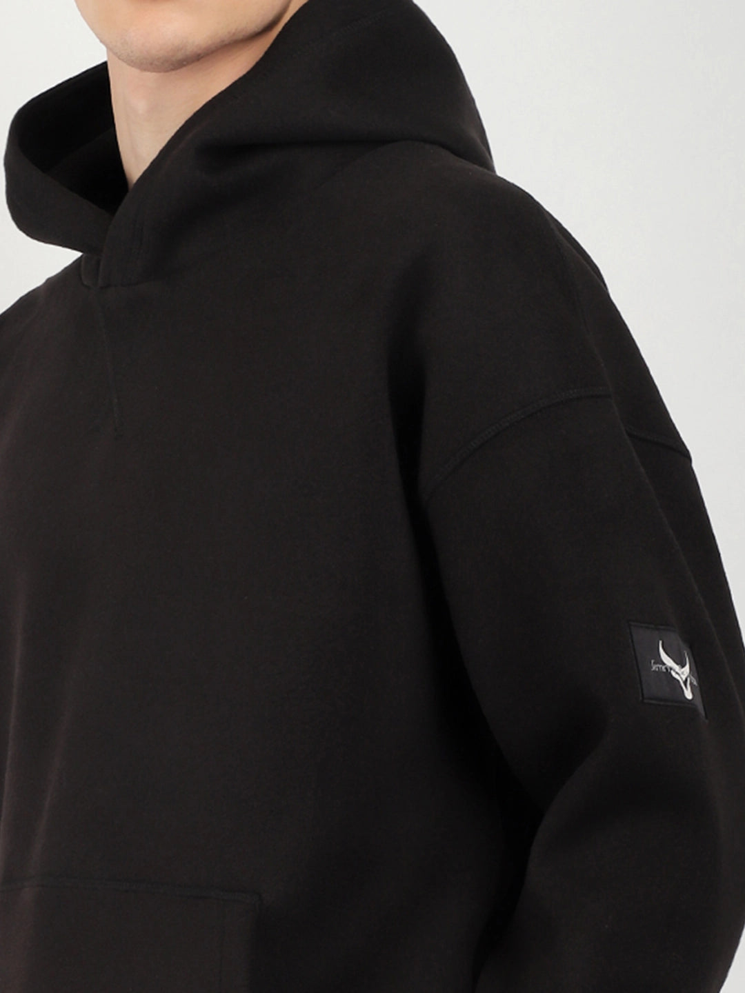 Black Oversized Hoodie for Men